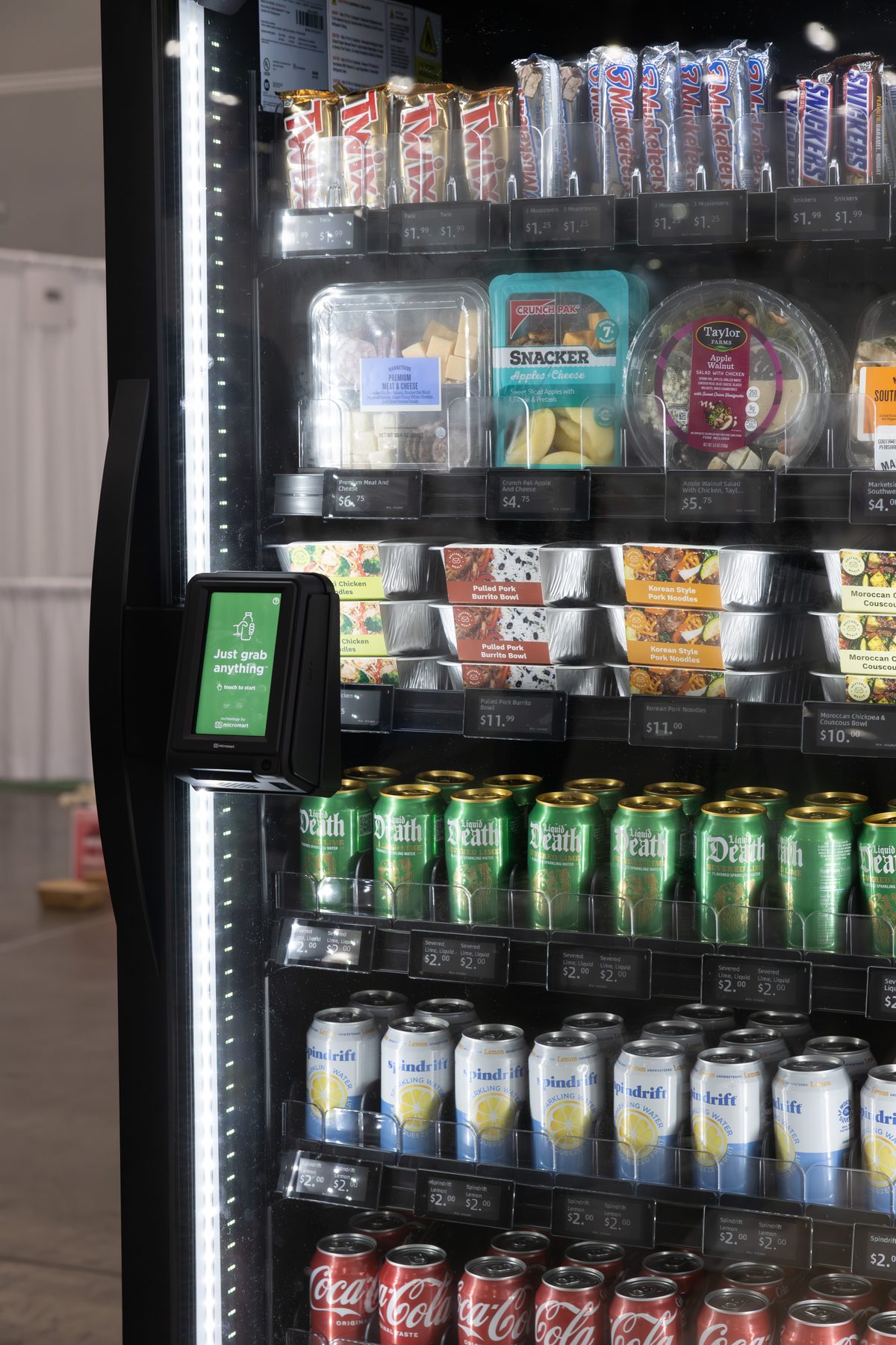 Cold drinks and snacks